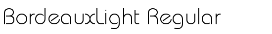 BordeauxLight Regular - Download Thousands of Free Fonts at FontZone.net
