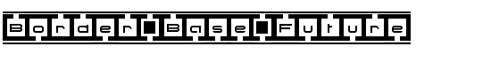 Border Base Future - Download Thousands of Free Fonts at FontZone.net