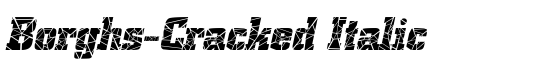Borghs-Cracked Italic - Download Thousands of Free Fonts at FontZone.net