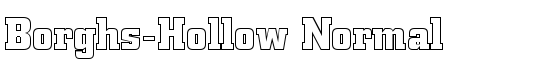 Borghs-Hollow Normal - Download Thousands of Free Fonts at FontZone.net