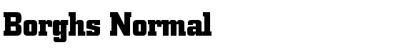 Borghs Normal - Download Thousands of Free Fonts at FontZone.net