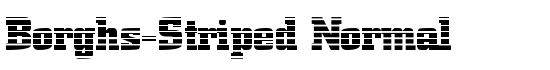 Borghs-Striped Normal - Download Thousands of Free Fonts at FontZone.net