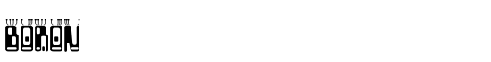 Boron - Download Thousands of Free Fonts at FontZone.net