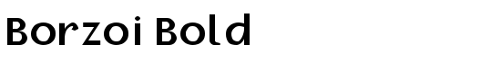 Borzoi Bold - Download Thousands of Free Fonts at FontZone.net