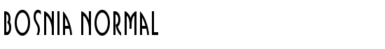Bosnia Normal - Download Thousands of Free Fonts at FontZone.net