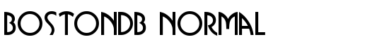 BostonDB Normal - Download Thousands of Free Fonts at FontZone.net