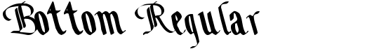 Bottom Regular - Download Thousands of Free Fonts at FontZone.net