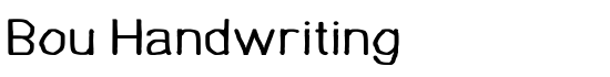 Bou Handwriting - Download Thousands of Free Fonts at FontZone.net