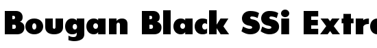Bougan Black SSi Extra Bold - Download Thousands of Free Fonts at FontZone.net