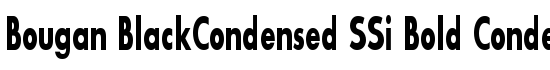 Bougan BlackCondensed SSi Bold Condensed - Download Thousands of Free Fonts at FontZone.net
