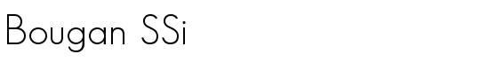 Bougan SSi - Download Thousands of Free Fonts at FontZone.net