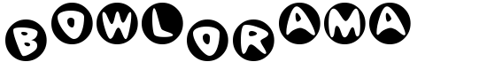 BowlORama - Download Thousands of Free Fonts at FontZone.net