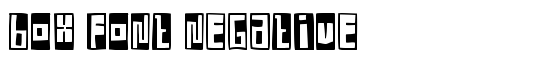 Box Font Negative - Download Thousands of Free Fonts at FontZone.net
