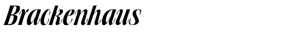 Brackenhaus - Download Thousands of Free Fonts at FontZone.net