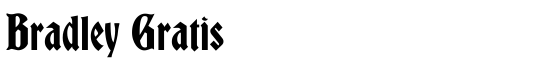 Bradley Gratis - Download Thousands of Free Fonts at FontZone.net