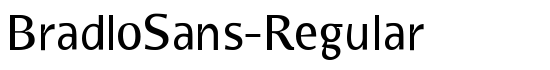 BradloSans-Regular - Download Thousands of Free Fonts at FontZone.net