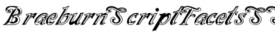 BraeburnScriptFacetsSSK - Download Thousands of Free Fonts at FontZone.net
