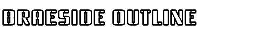 Braeside Outline - Download Thousands of Free Fonts at FontZone.net