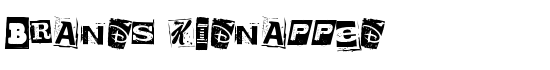Brands Kidnapped - Download Thousands of Free Fonts at FontZone.net