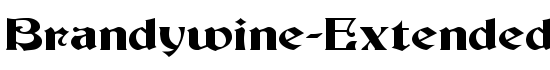 Brandywine-Extended Normal - Download Thousands of Free Fonts at FontZone.net