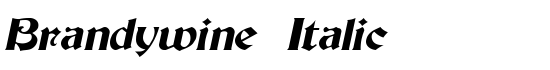 Brandywine  Italic - Download Thousands of Free Fonts at FontZone.net