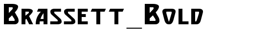 Brassett_Bold - Download Thousands of Free Fonts at FontZone.net