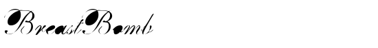 BreastBomb - Download Thousands of Free Fonts at FontZone.net