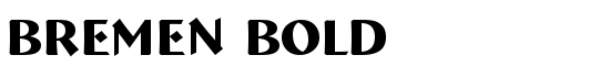 Bremen Bold - Download Thousands of Free Fonts at FontZone.net