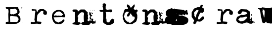 BrentonscrawlType - Download Thousands of Free Fonts at FontZone.net