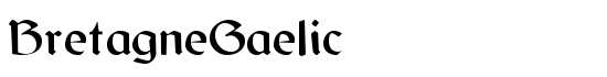 BretagneGaelic - Download Thousands of Free Fonts at FontZone.net