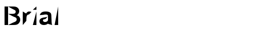 Brial - Download Thousands of Free Fonts at FontZone.net