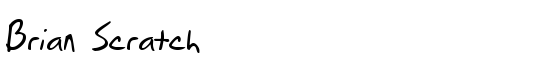 Brian Scratch  - Download Thousands of Free Fonts at FontZone.net