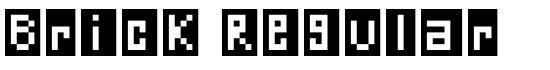 Brick Regular - Download Thousands of Free Fonts at FontZone.net