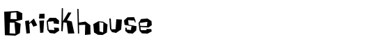 Brickhouse - Download Thousands of Free Fonts at FontZone.net