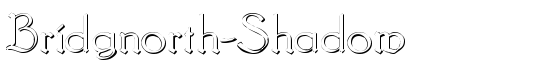 Bridgnorth-Shadow - Download Thousands of Free Fonts at FontZone.net