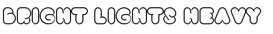 Bright Lights Heavy - Download Thousands of Free Fonts at FontZone.net