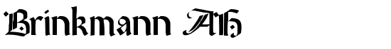 Brinkmann AH - Download Thousands of Free Fonts at FontZone.net