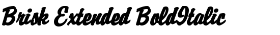 Brisk Extended BoldItalic - Download Thousands of Free Fonts at FontZone.net