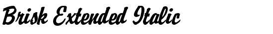 Brisk Extended Italic - Download Thousands of Free Fonts at FontZone.net