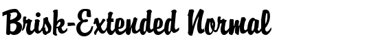 Brisk-Extended Normal - Download Thousands of Free Fonts at FontZone.net