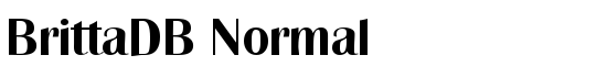 BrittaDB Normal - Download Thousands of Free Fonts at FontZone.net