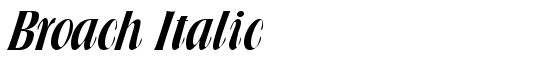 Broach Italic - Download Thousands of Free Fonts at FontZone.net