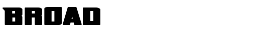 Broad - Download Thousands of Free Fonts at FontZone.net