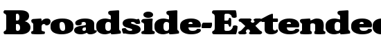 Broadside-Extended Normal - Download Thousands of Free Fonts at FontZone.net