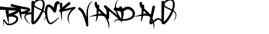 Brock Vandalo - Download Thousands of Free Fonts at FontZone.net