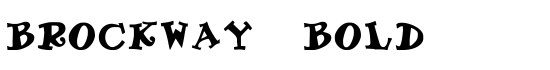 Brockway  Bold - Download Thousands of Free Fonts at FontZone.net