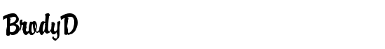 BrodyD - Download Thousands of Free Fonts at FontZone.net