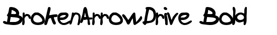 BrokenArrowDrive Bold - Download Thousands of Free Fonts at FontZone.net