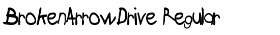 BrokenArrowDrive Regular - Download Thousands of Free Fonts at FontZone.net