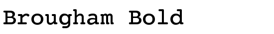 Brougham Bold - Download Thousands of Free Fonts at FontZone.net